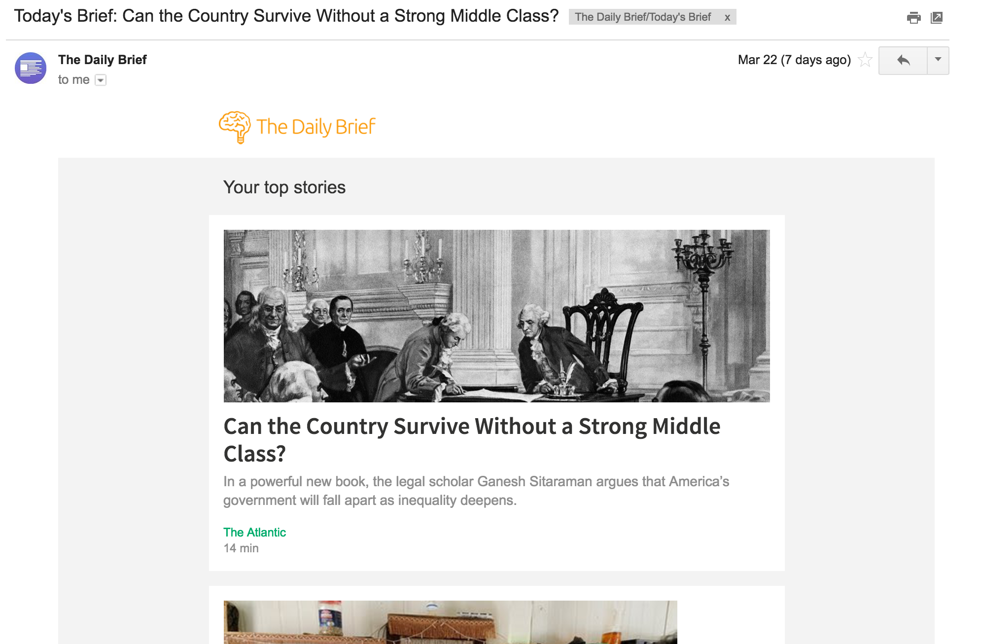 The Daily Brief gallery image