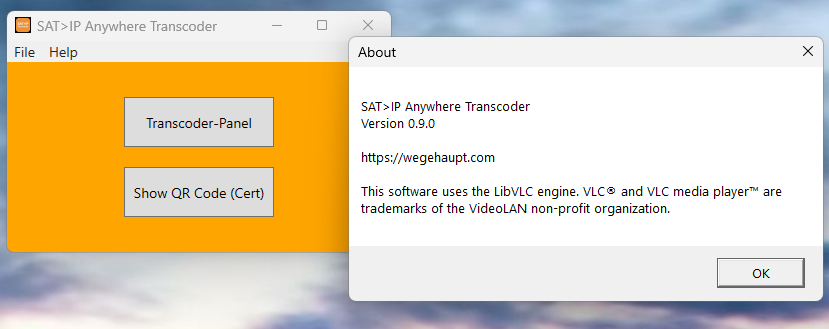 SAT>IP Anywhere - Screenshot 3 showing product features and functionality