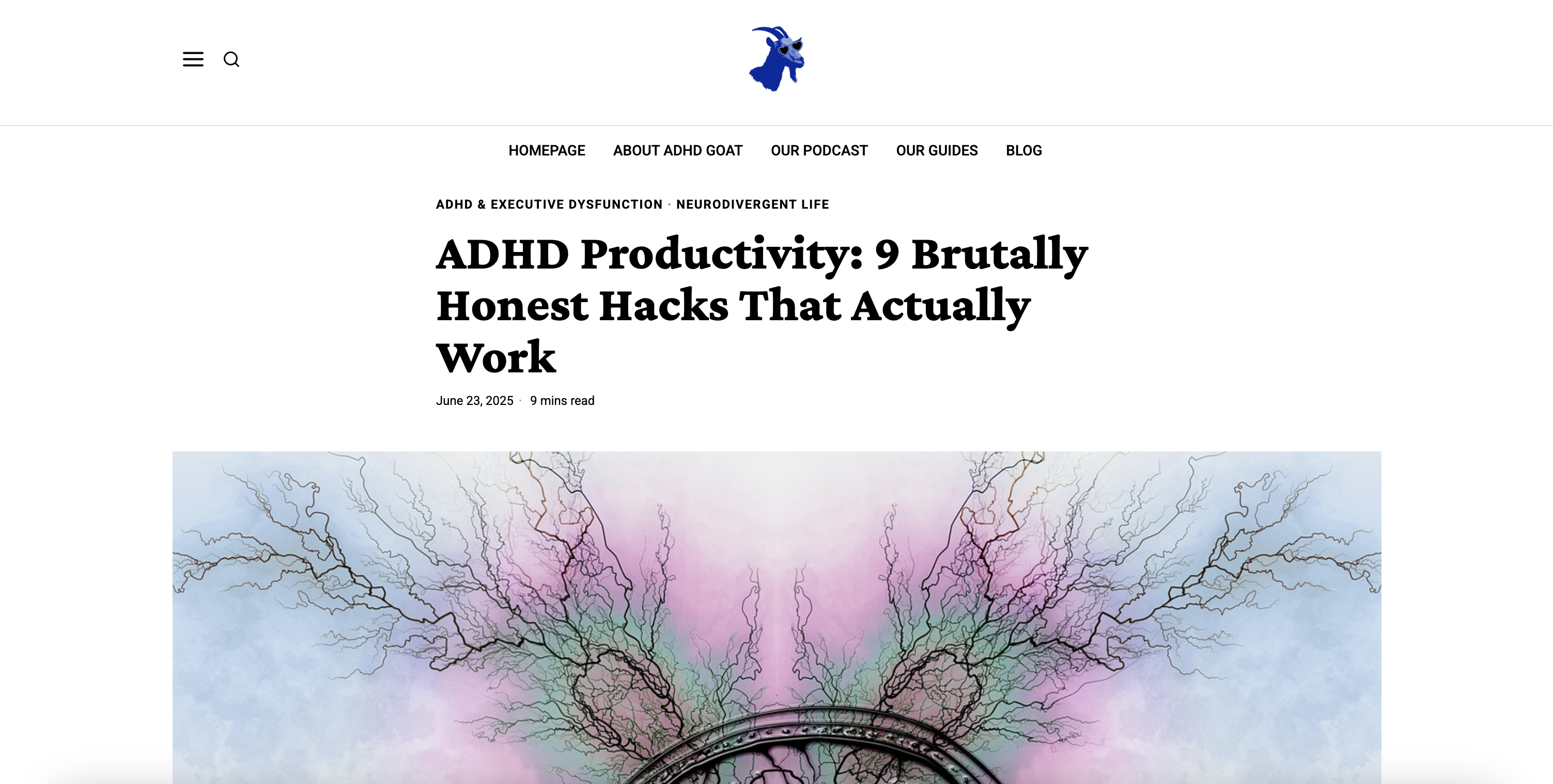 ADHD Goat - A community for neurodivergents media 2