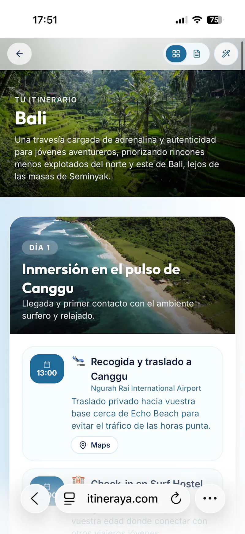 Itineraya screenshot 5