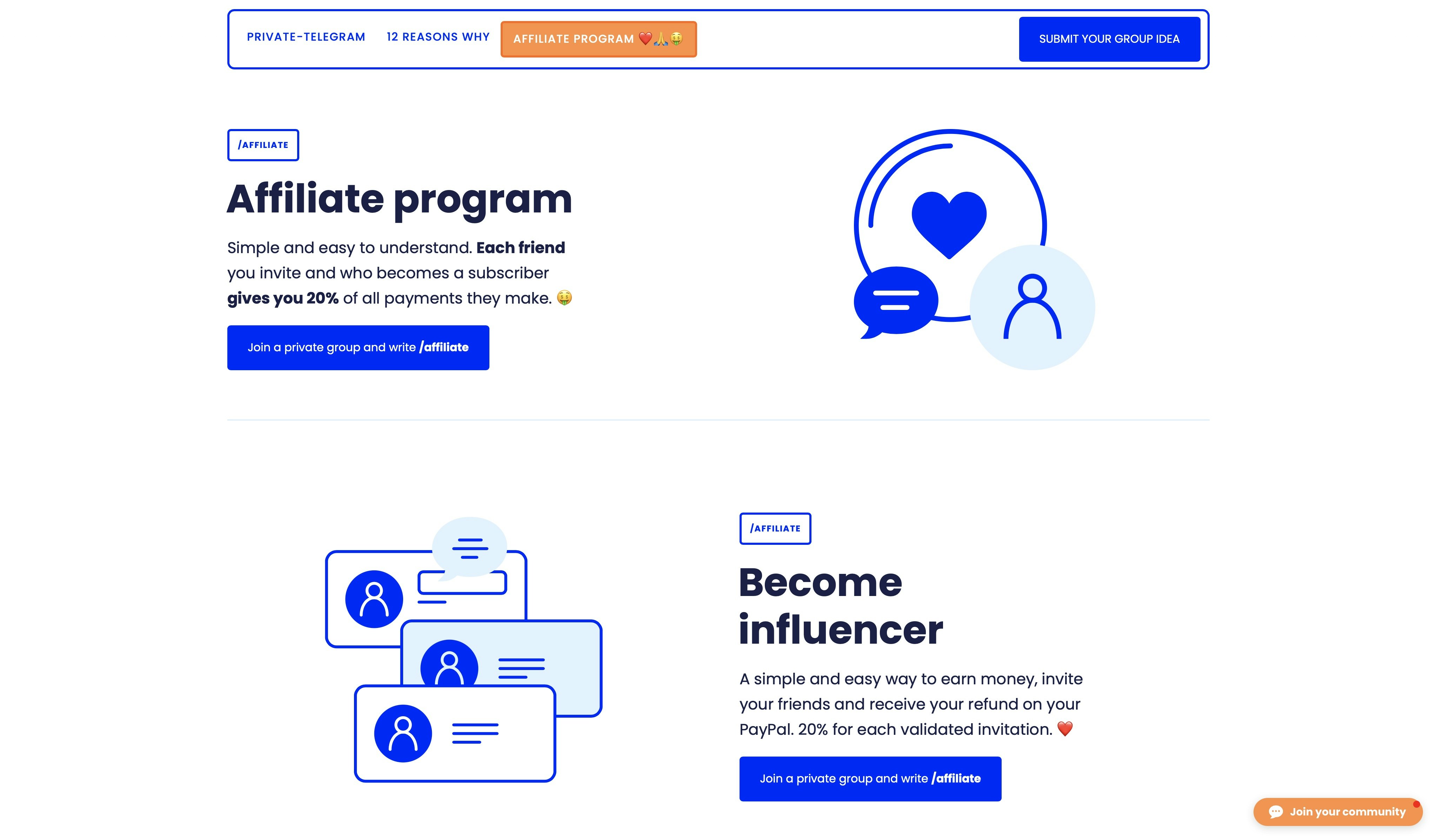 Privates Communities on Telegram gallery image