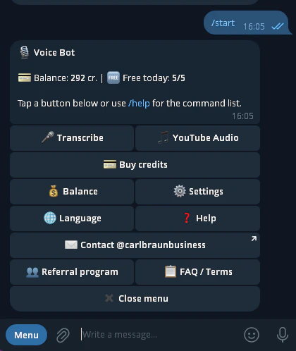 Voice Bot - Transcibe Voice & More screenshot 1