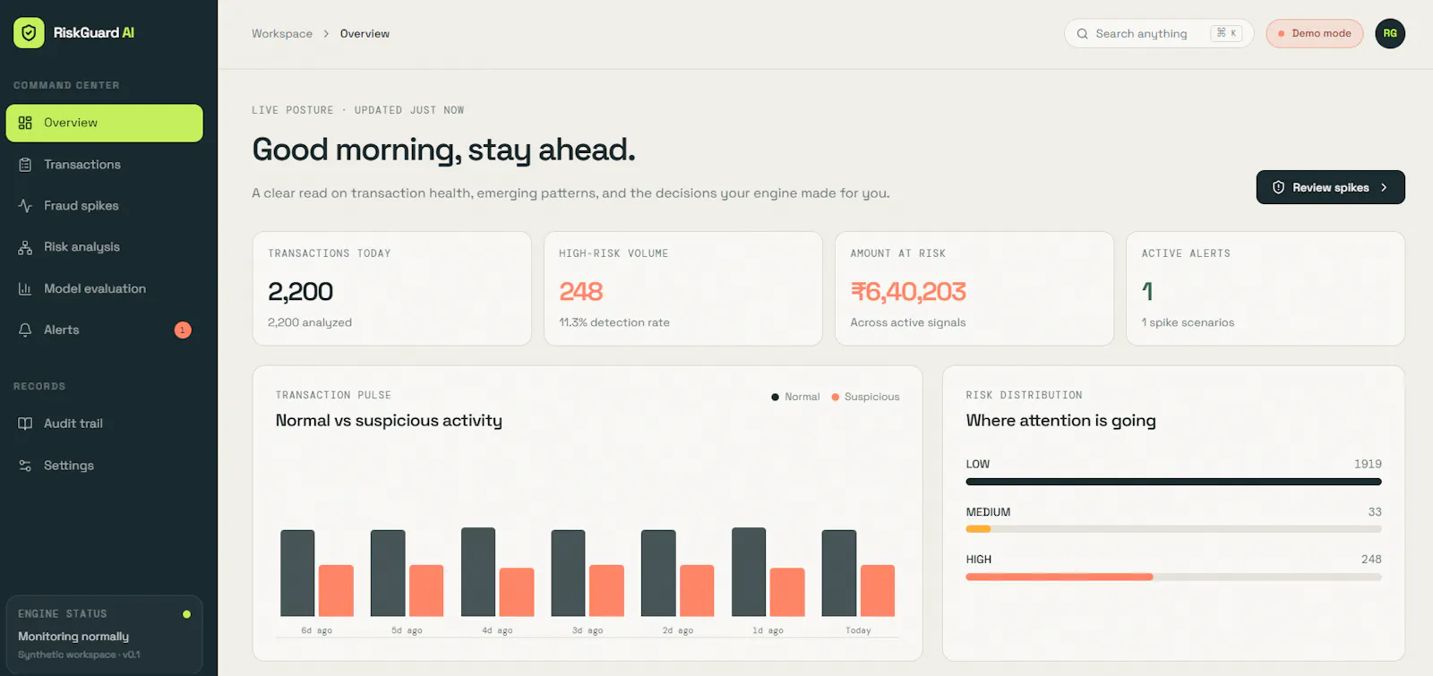 RiskGuard AI screenshot 2