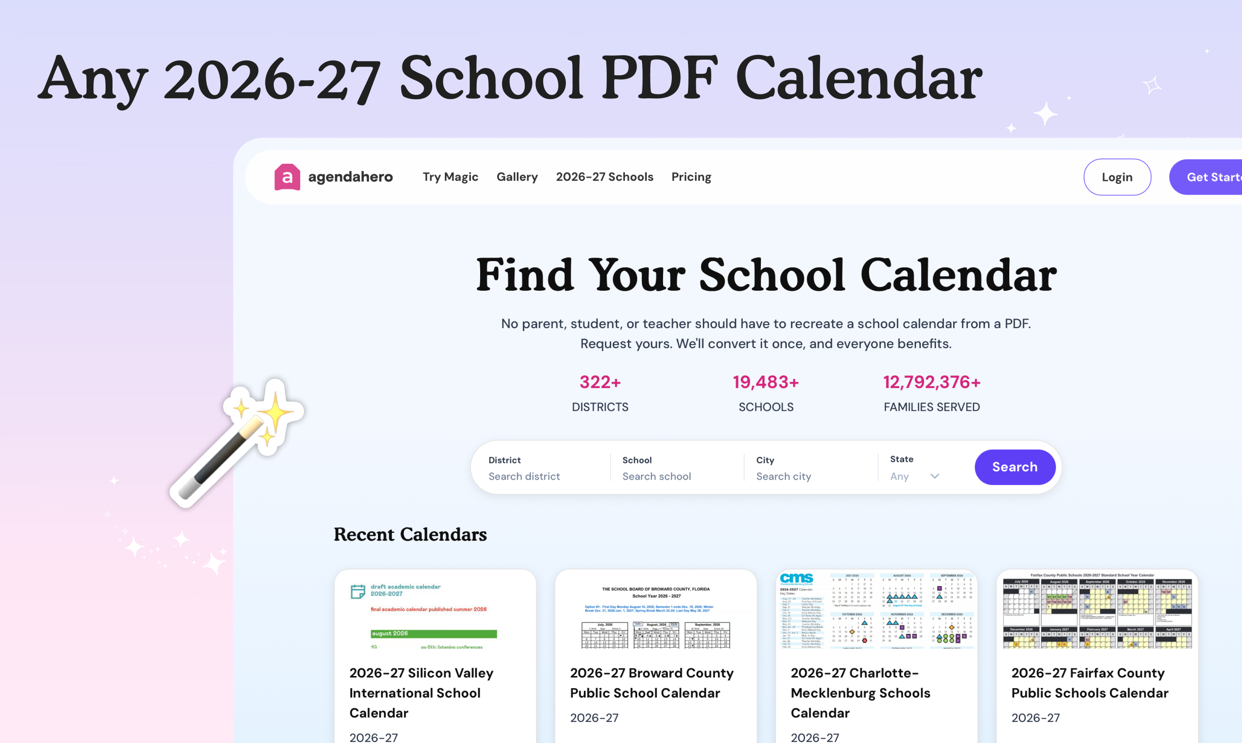 Agenda Hero 2026-27 School Calendars gallery image