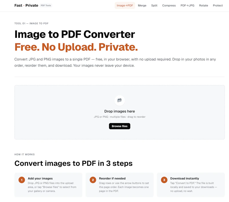 Fast Private PDF Tools screenshot 2