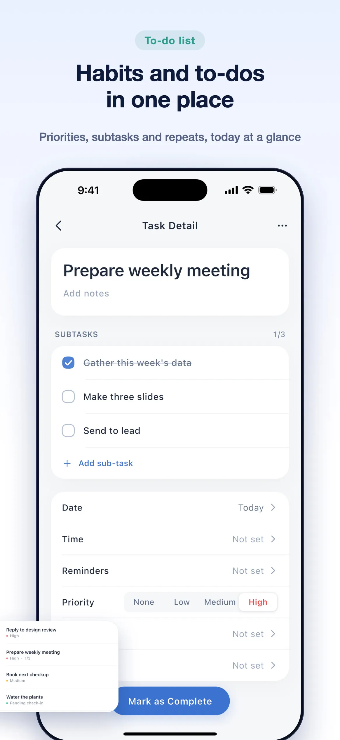 DropDrop: HabitTracker & Todo 1.2.3 gallery image