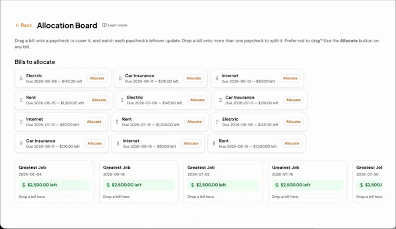 PayPlanner Pro screenshot 1