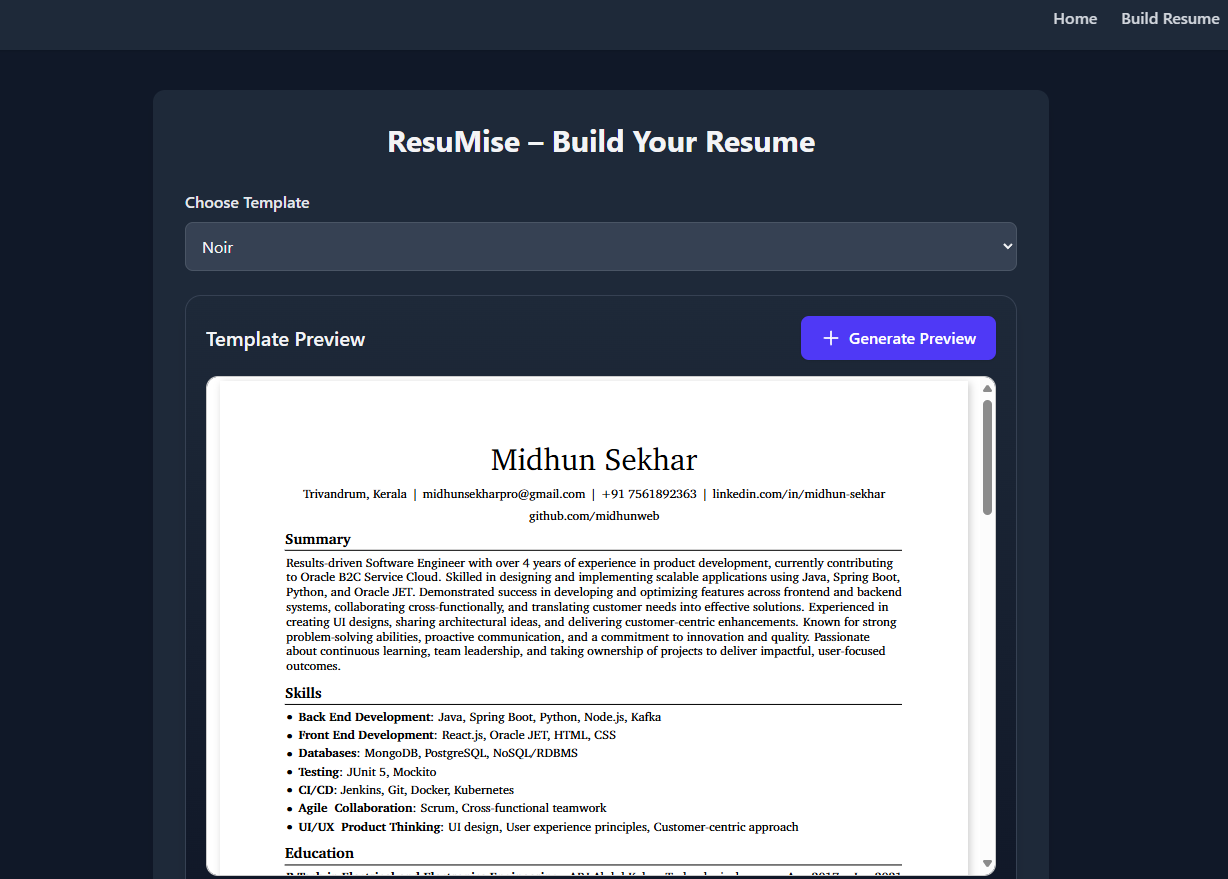 Resumise gallery image