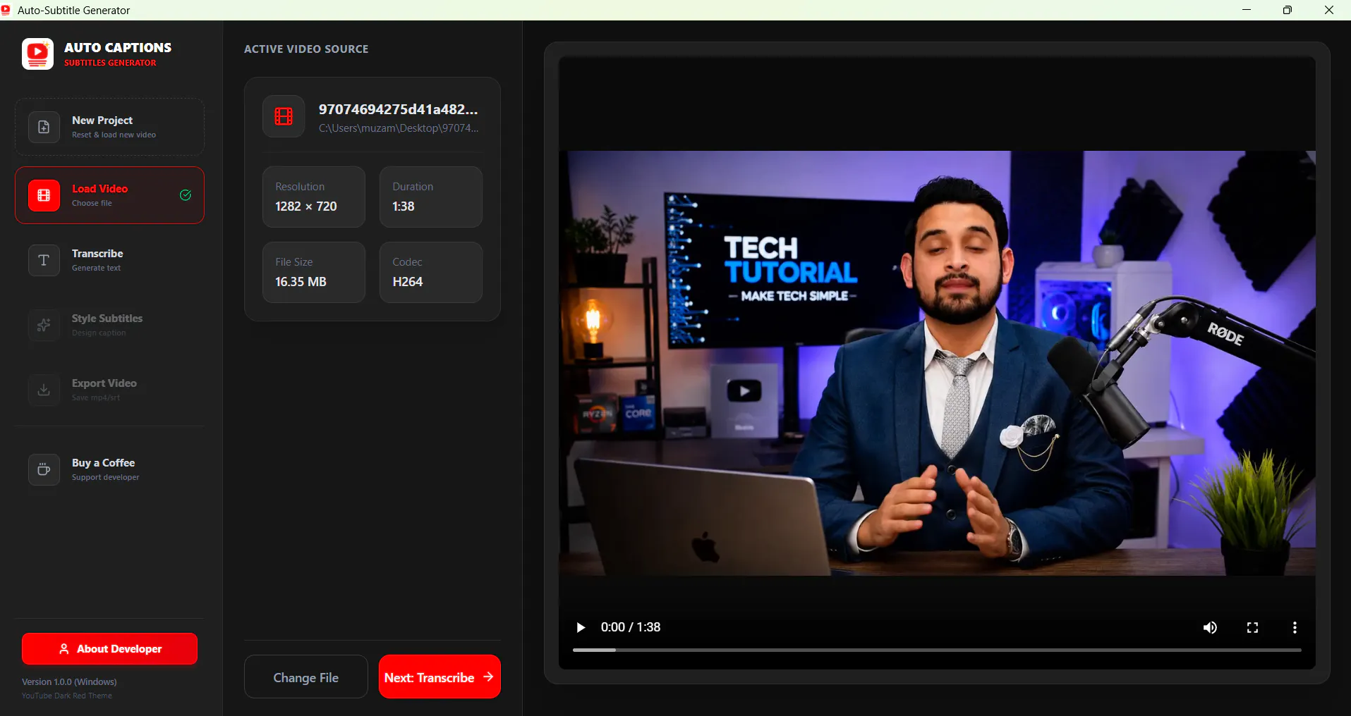 FREE AI Auto Subtitle Caption Generator  gallery image