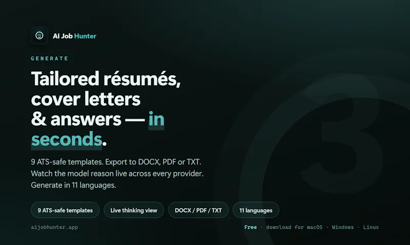 AI Job Hunter screenshot 3