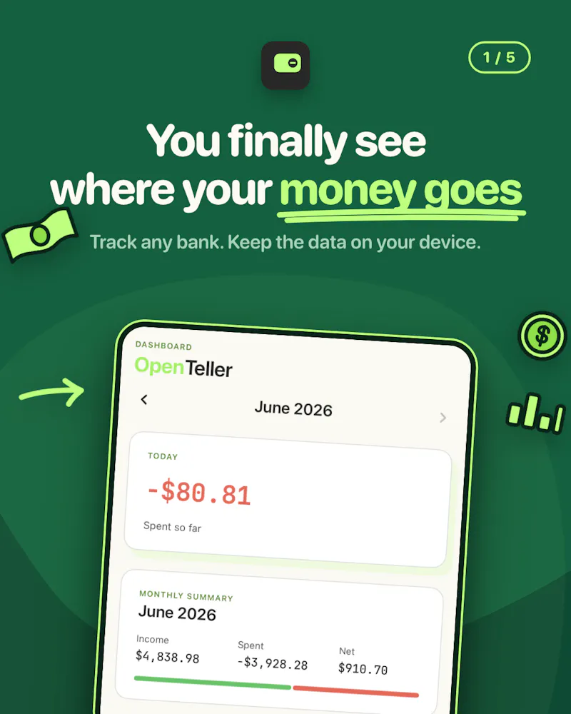 OpenTeller screenshot 2