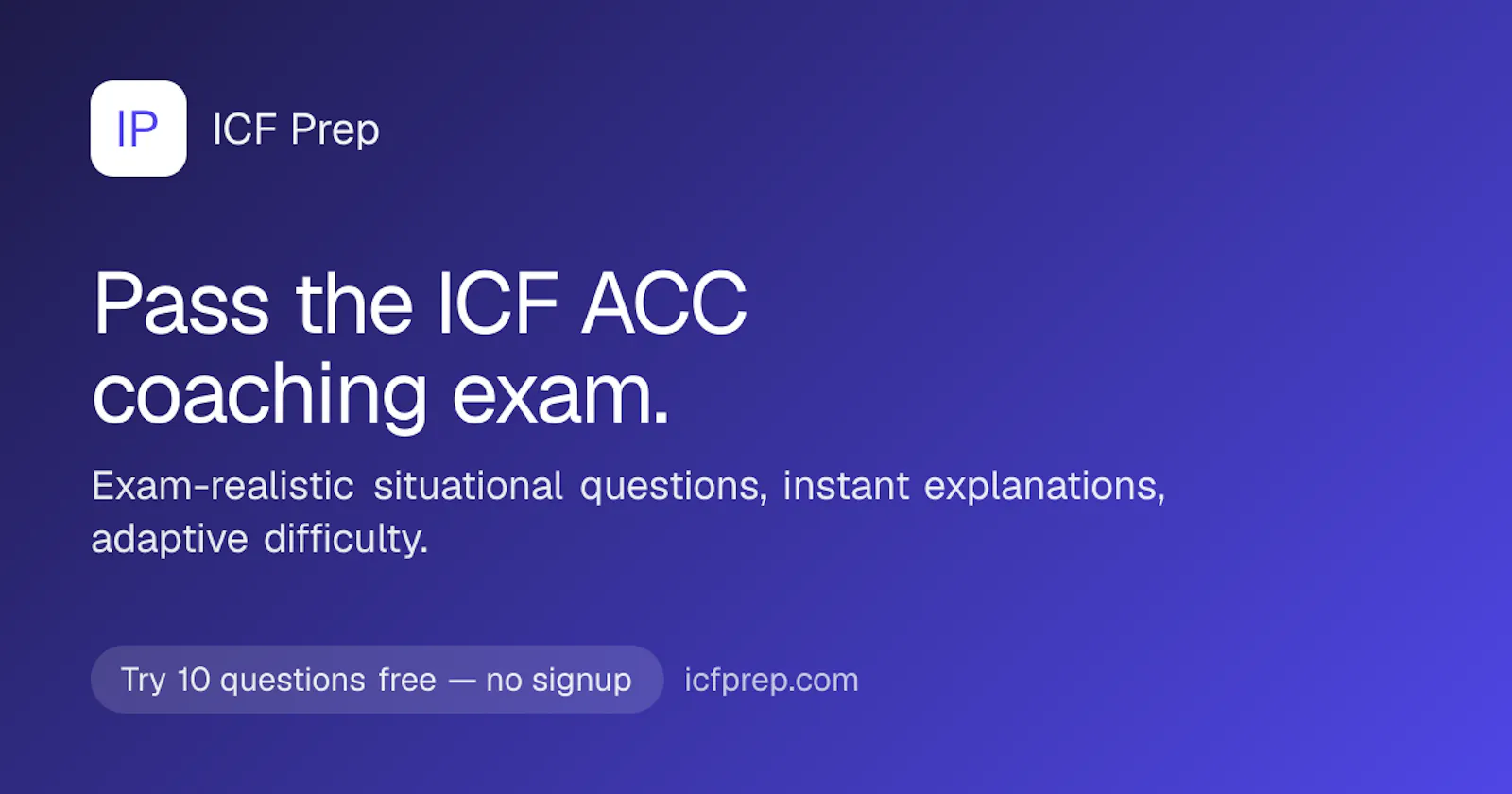 ICFPrep screenshot 1
