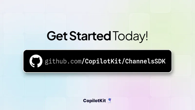 CopilotKit Channels SDK screenshot 10