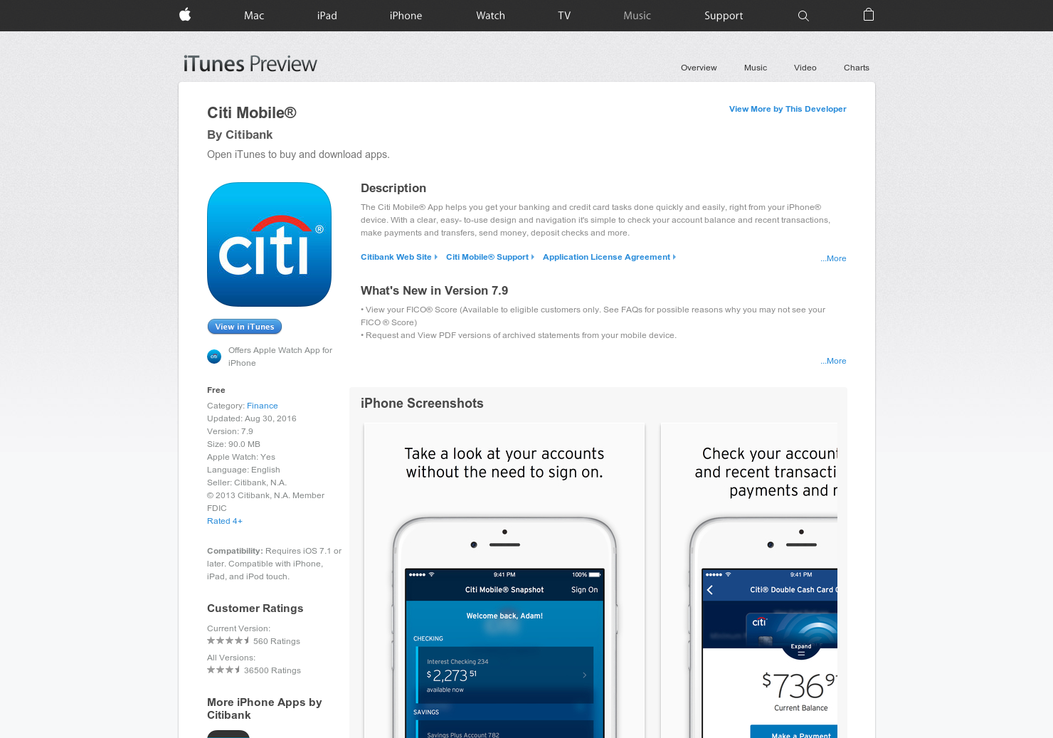 Citi Mobile 