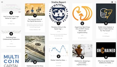 Stable.Report: Curated content, weekly newsletter and bi-weekly interviews around stablecoin projects gallery image