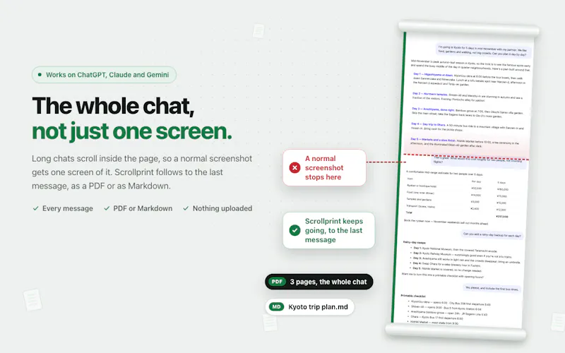 Scrollprint screenshot 4