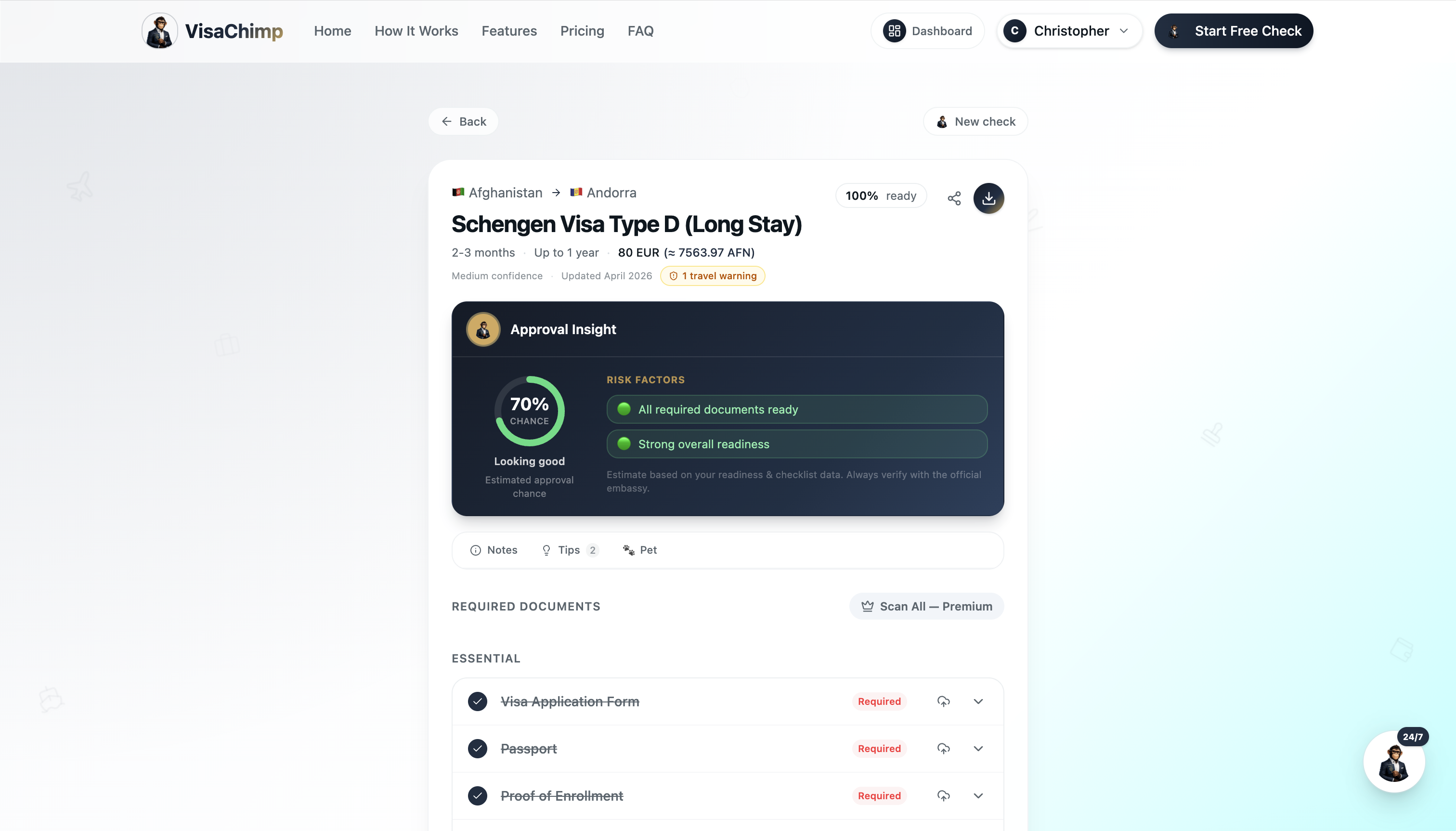 VisaChimp gallery image