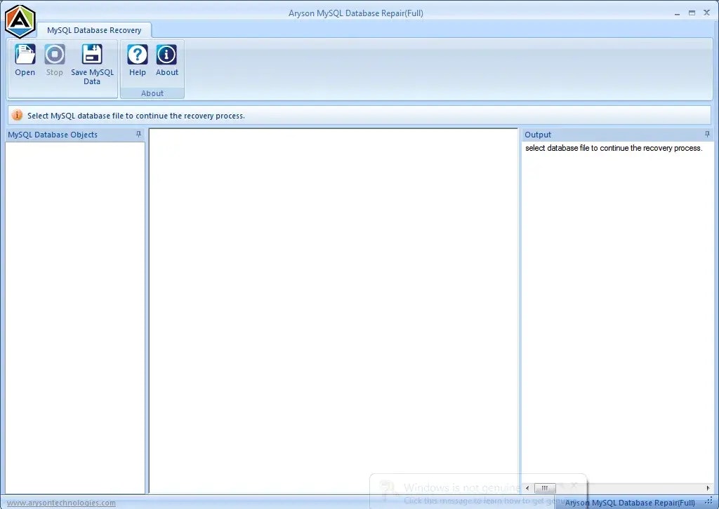 Aryson MySQL Veritabanı Onarımı media 2