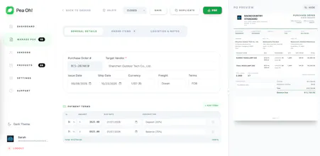 Pea Oh! - Fast Purchase Orders gallery image
