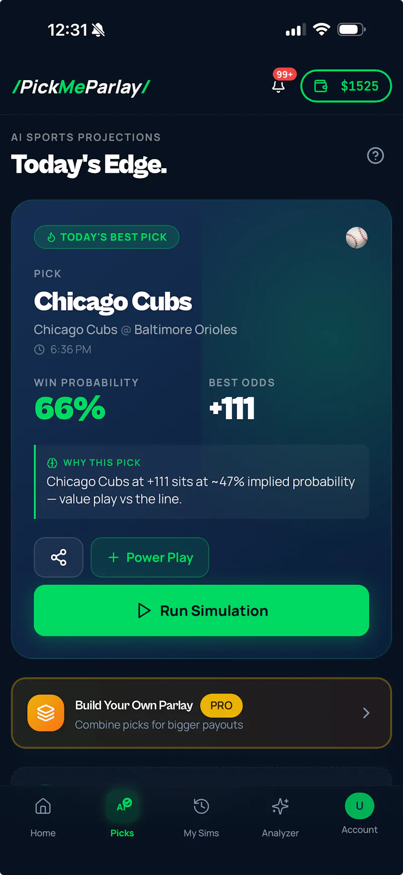PickMeParlay screenshot 4