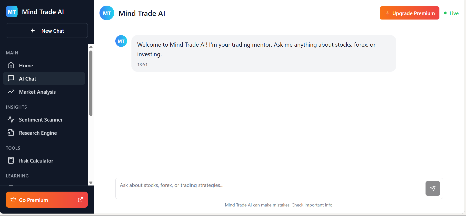 Mind Trade AI gallery image