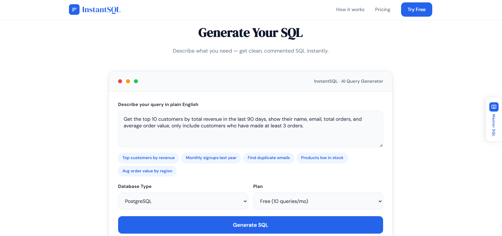 InstantSQL gallery image