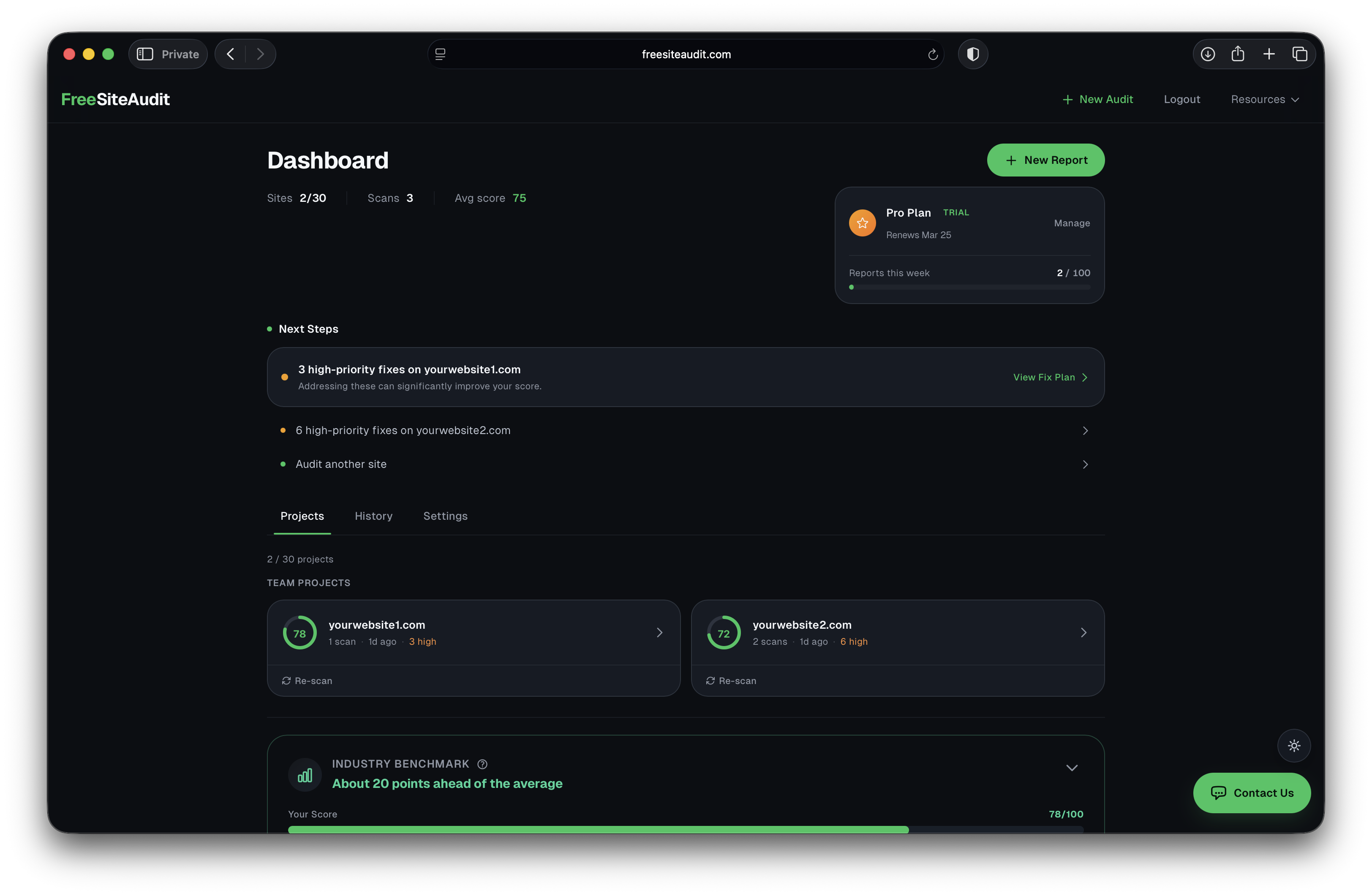Free Site Audit gallery image