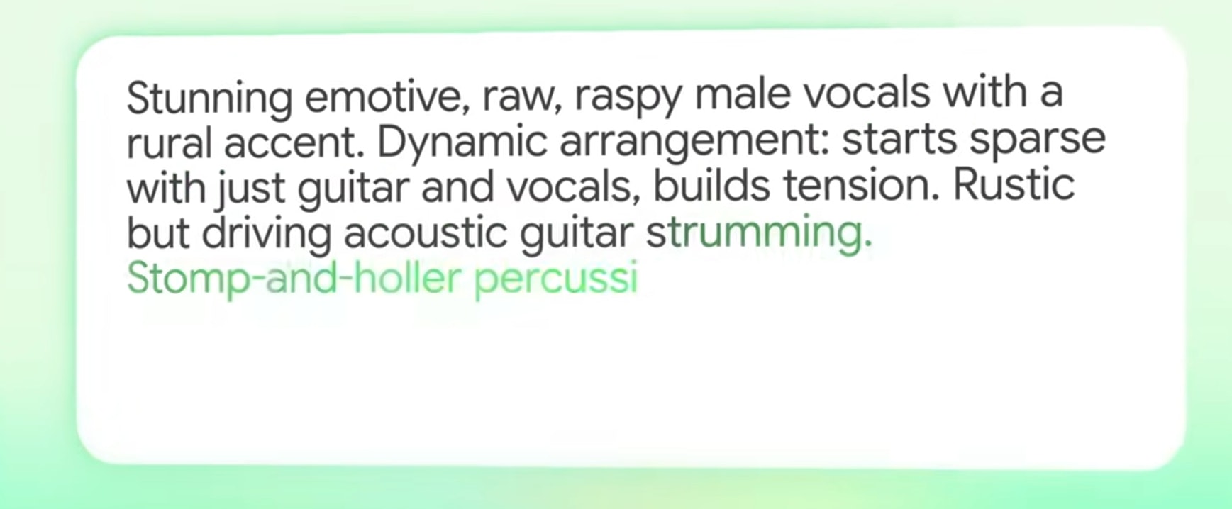 Lyria 3 - Screenshot 2 showing product features and functionality