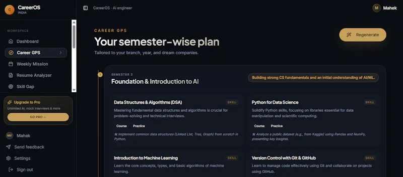 CareerOS — Stop Guessing Your Career screenshot 2