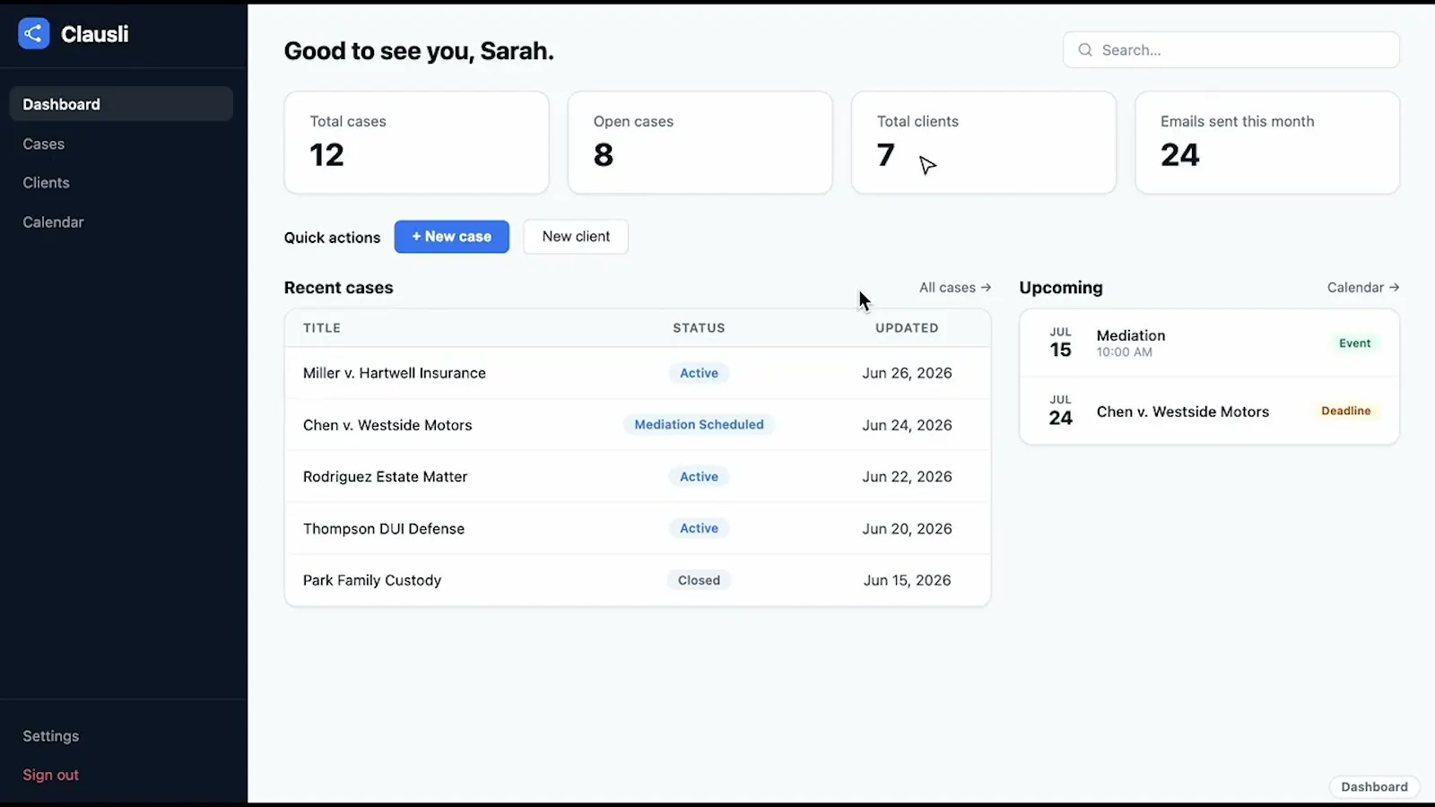 Clausli screenshot 1 (video preview)