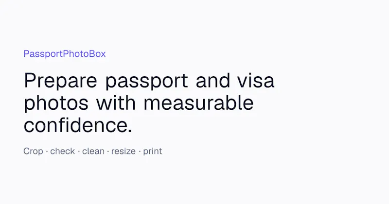 PassportPhotoBox screenshot 1