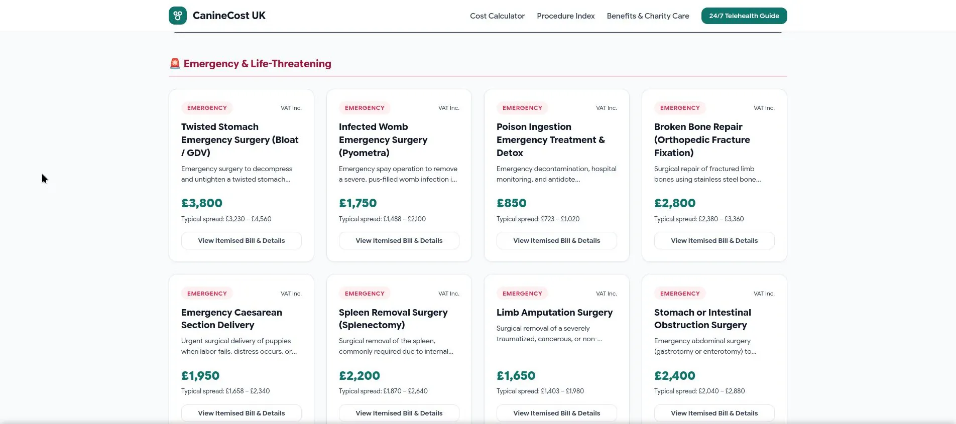 CanineCost UK — Vet Surgery Cost... gallery image