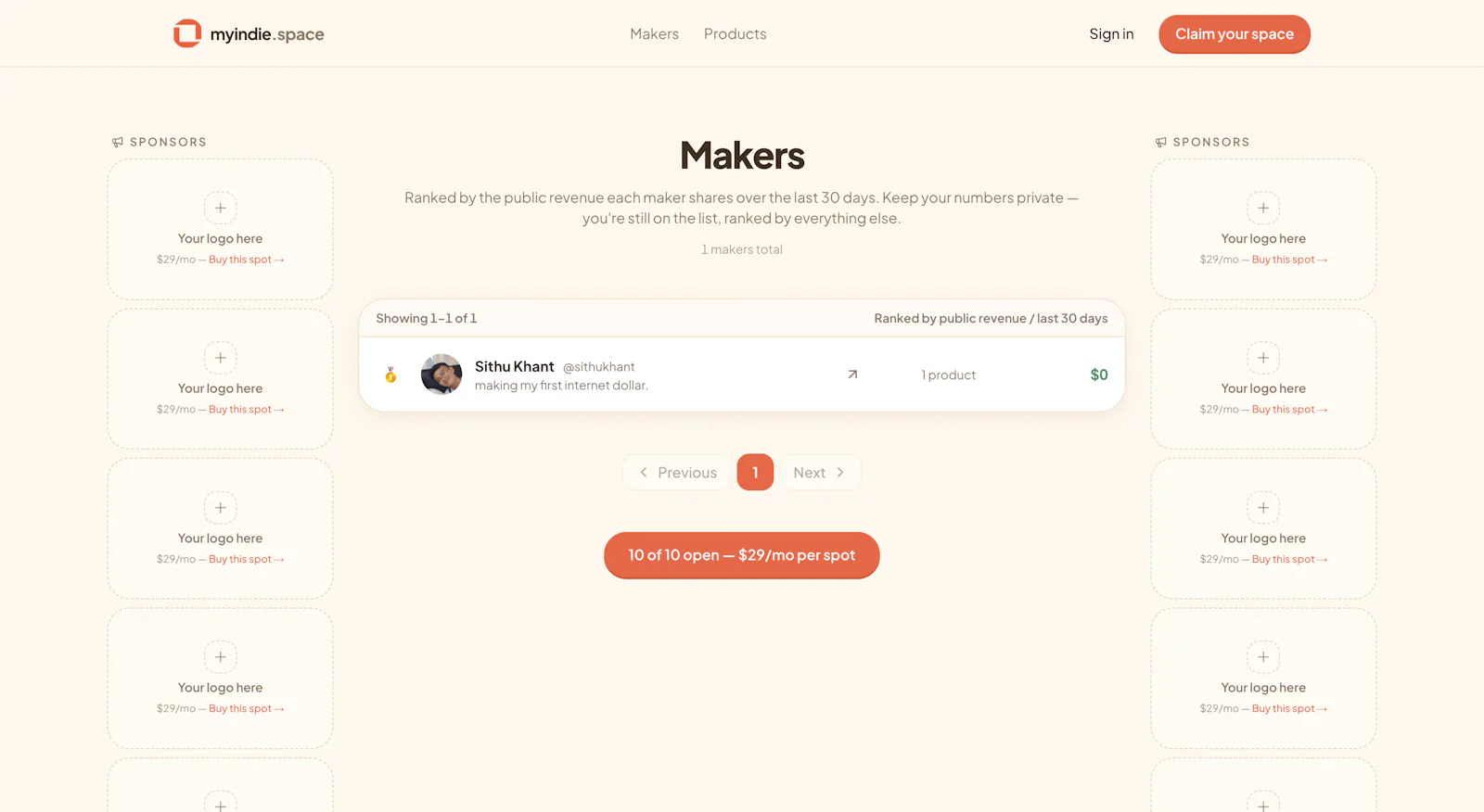 MyIndieSpace screenshot 2