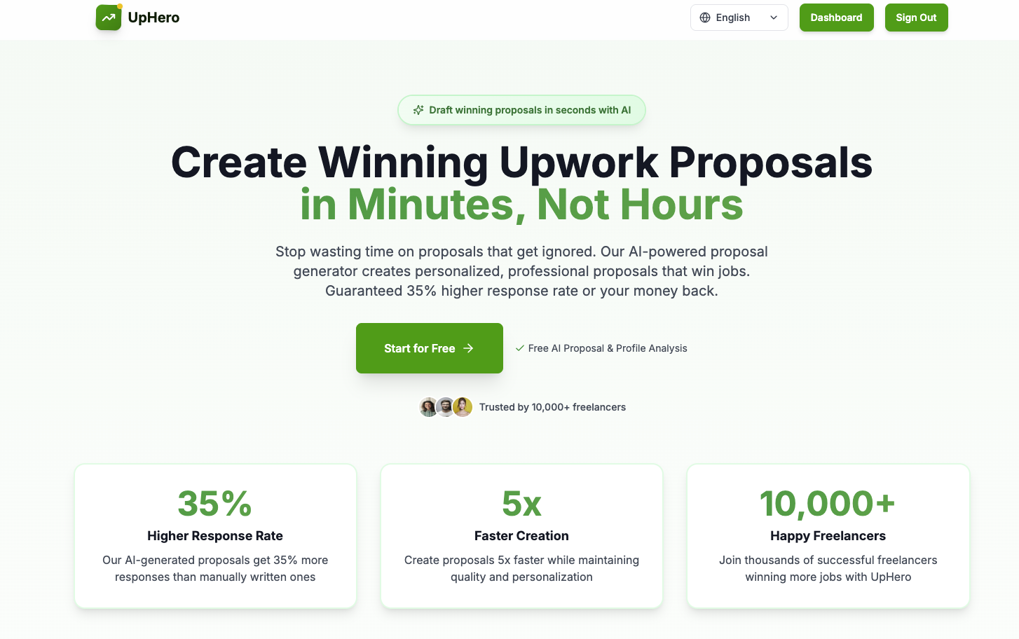 UpHero gallery image