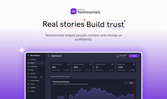 Gridapps Testimonials产品图