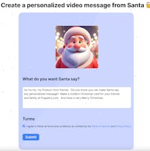 Santa messages gallery image