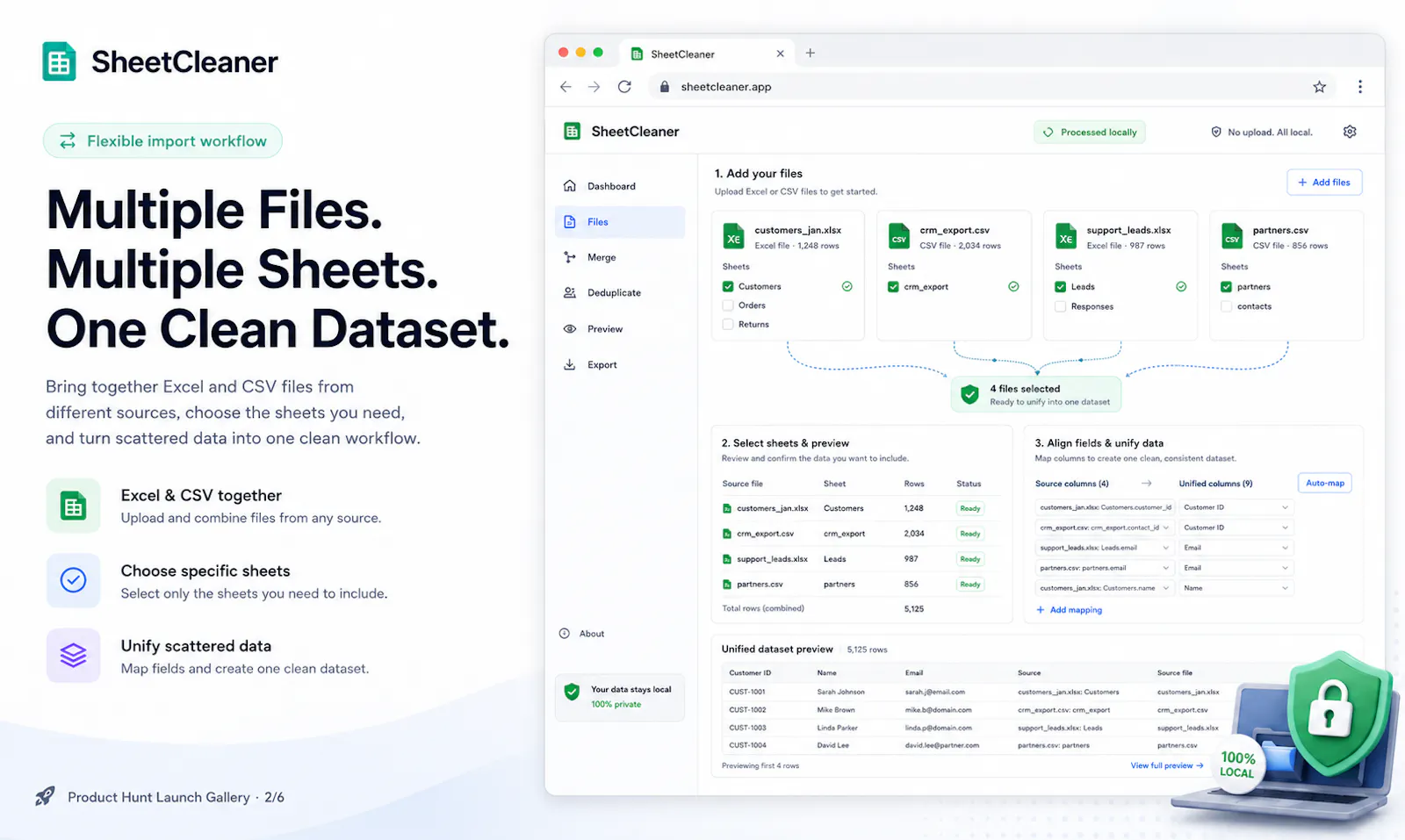 SheetCleaner screenshot 2