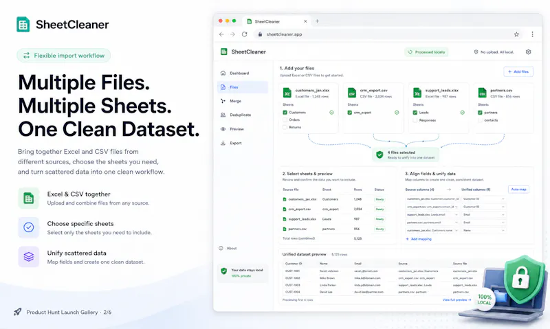 SheetCleaner screenshot 2