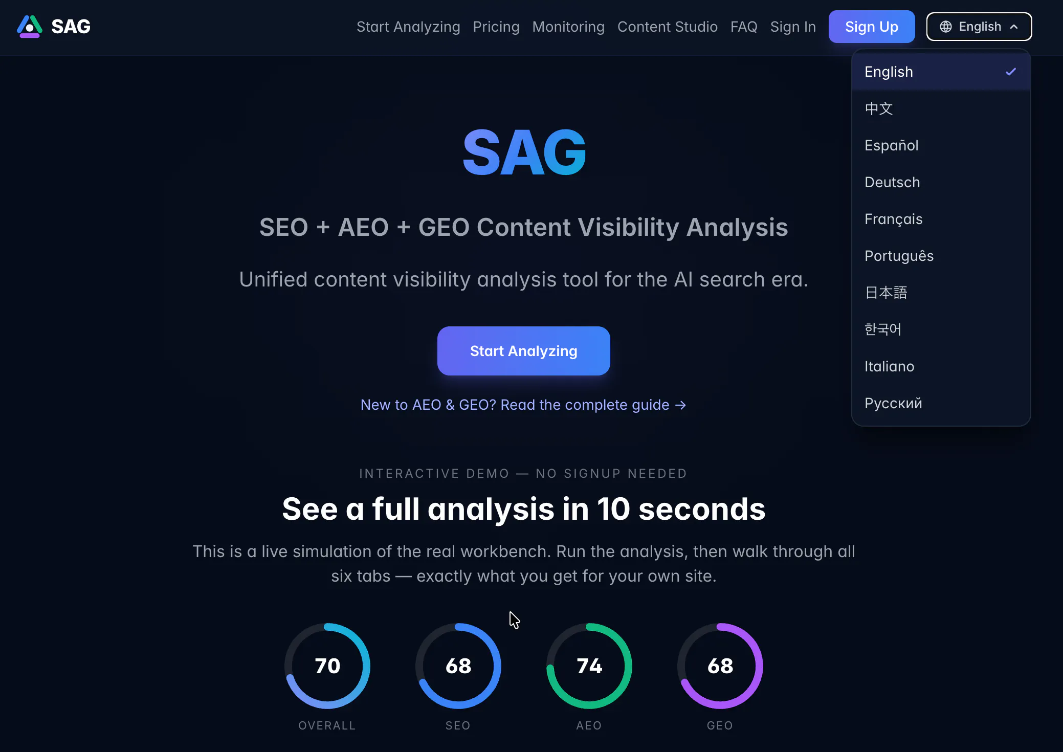 SAG gallery image
