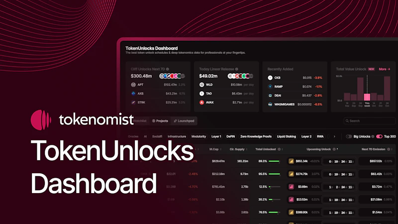 Tokenomist screenshot 1