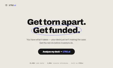 1752vc Pitch Deck Analyzer gallery image