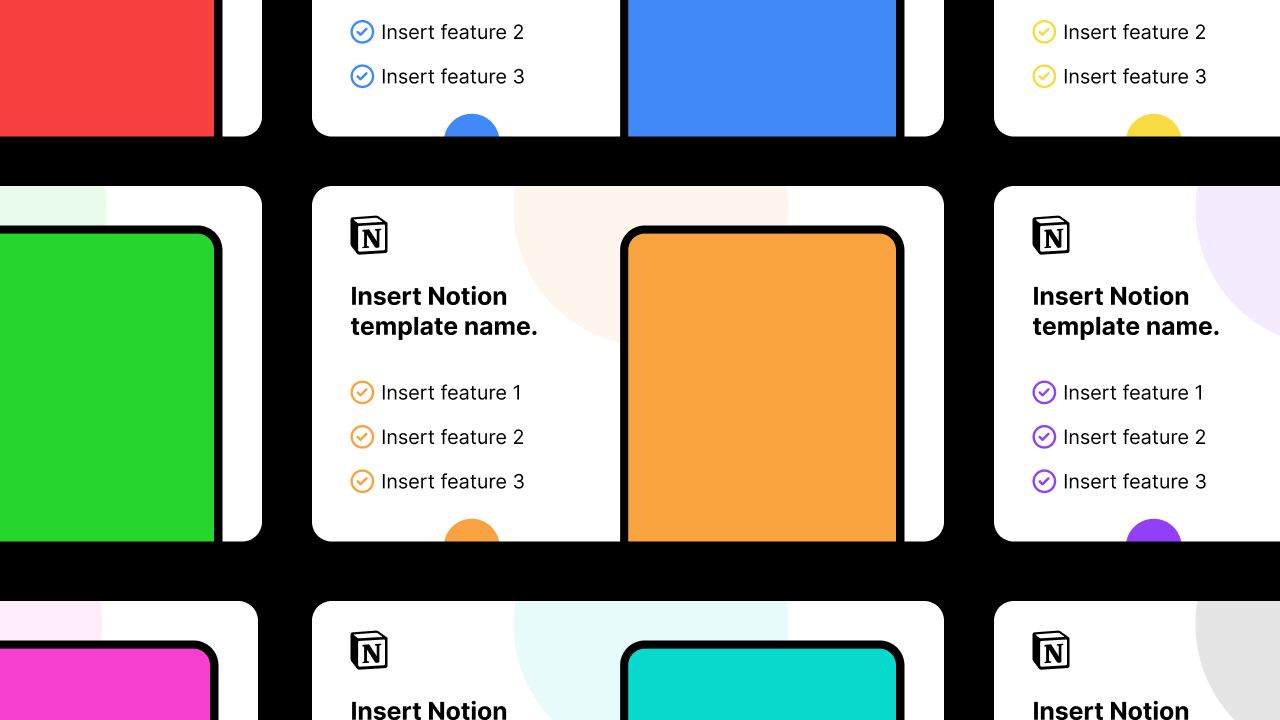 Figma Template for Notion Creators gallery image