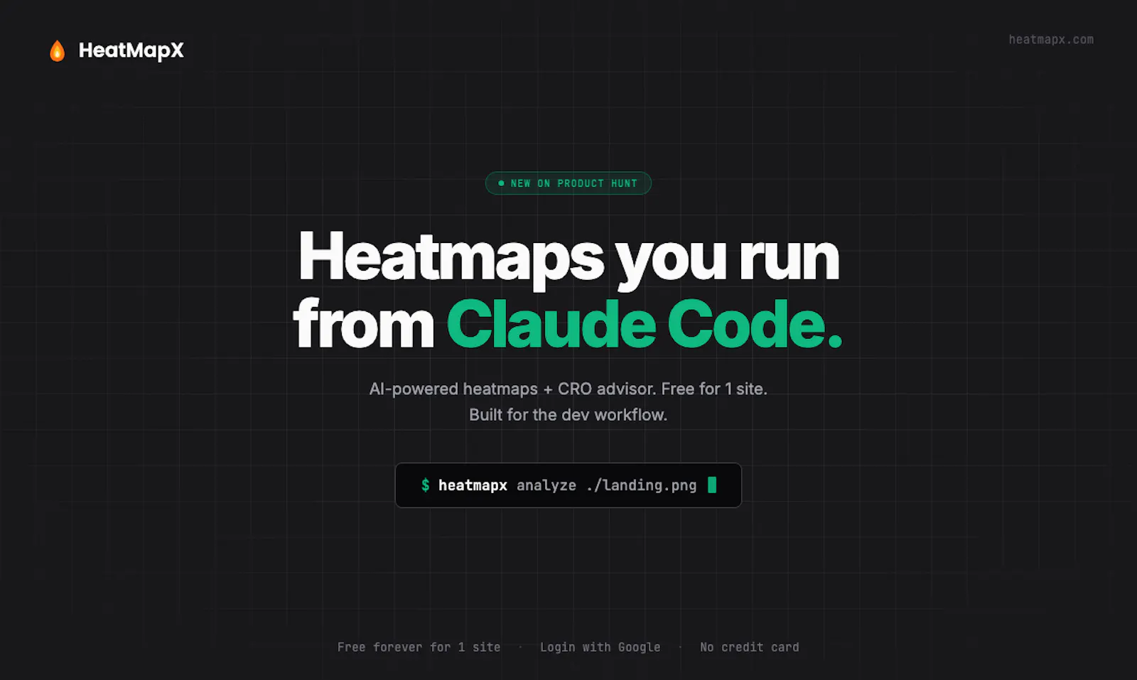 HeatMapX — Heatmaps from Claude Code screenshot 1
