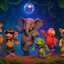 Breakdance Jungle 3D Animated Party