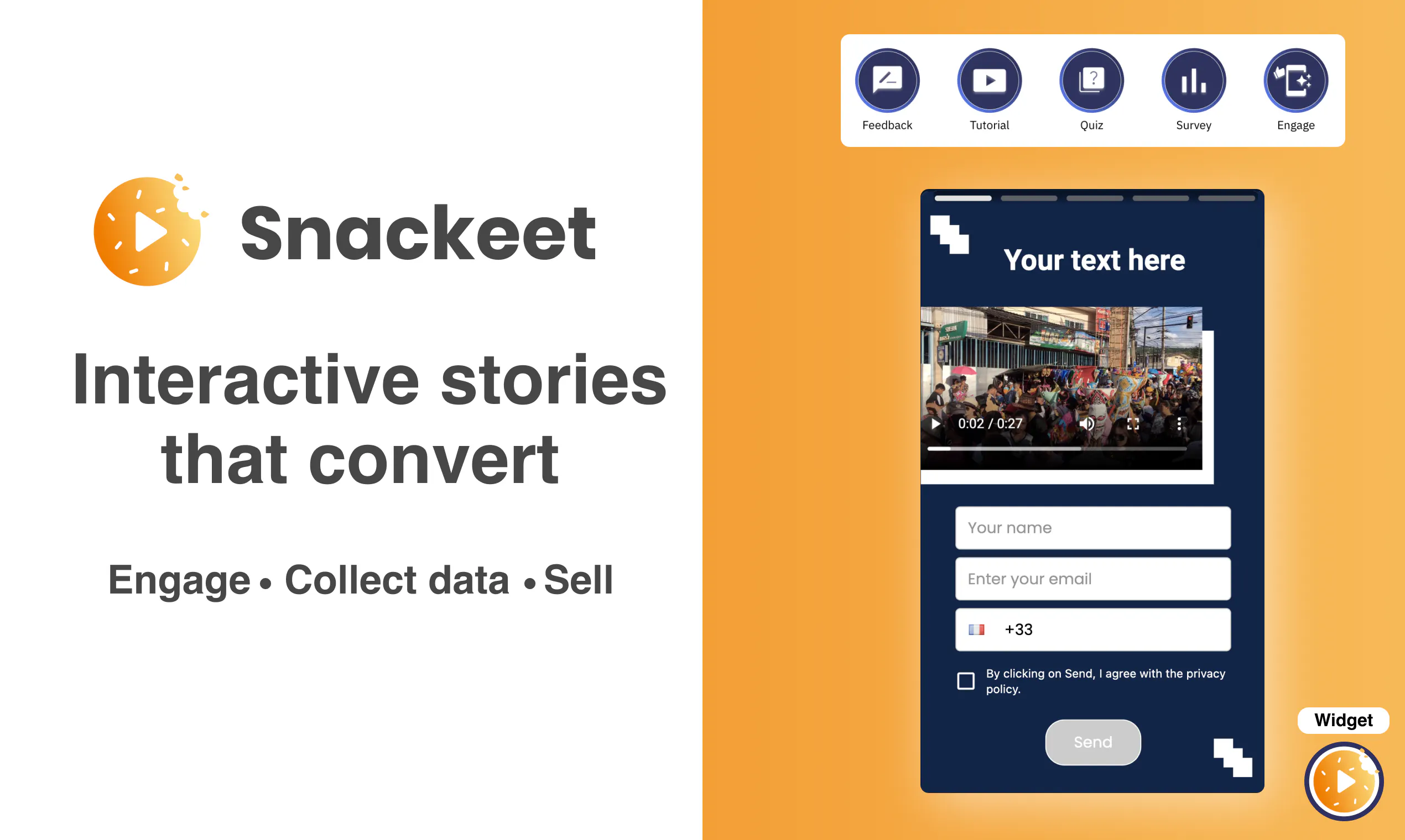 Snackeet: Design interactive web stories, forms, quizzes, and surveys ...