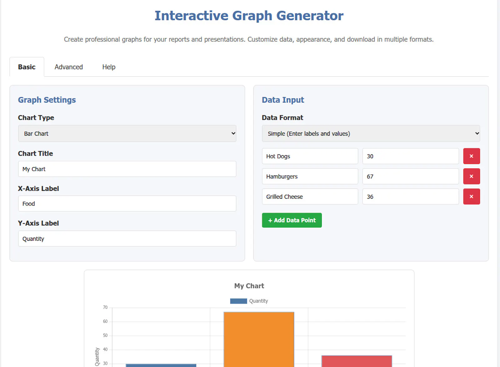 Graph Generator screenshot 1