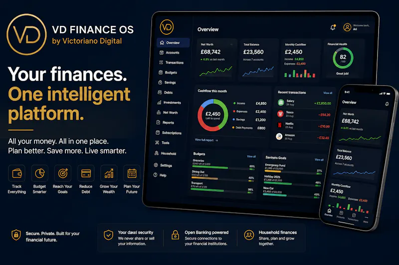VD Finance OS screenshot 1
