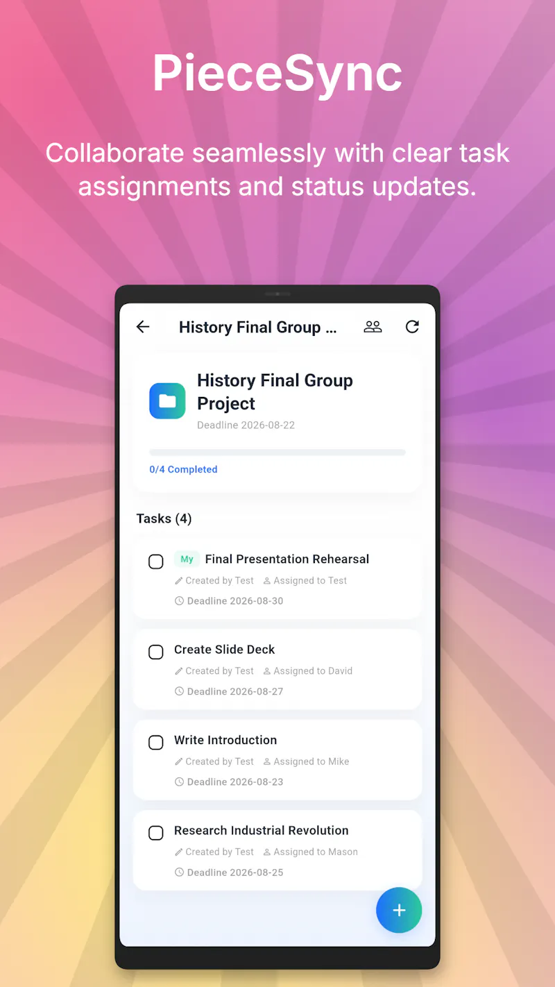 PieceSync screenshot 2