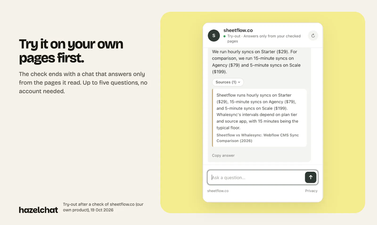 Hazelchat screenshot 3
