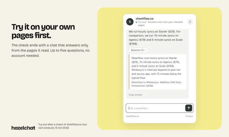 Hazelchat screenshot 3